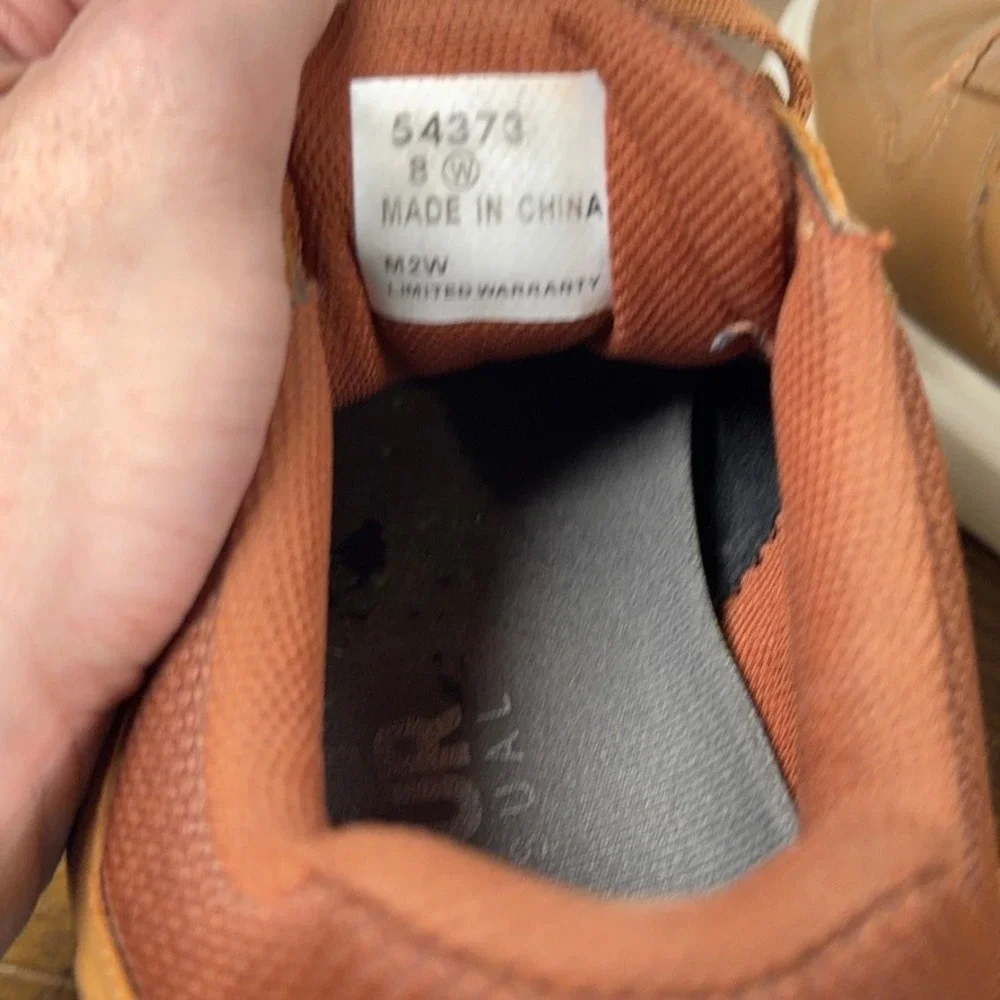 FootJoy Golf Shoes Mens 8 Wide‎ Brown Contour Casual Spikeless Leather Athletic
